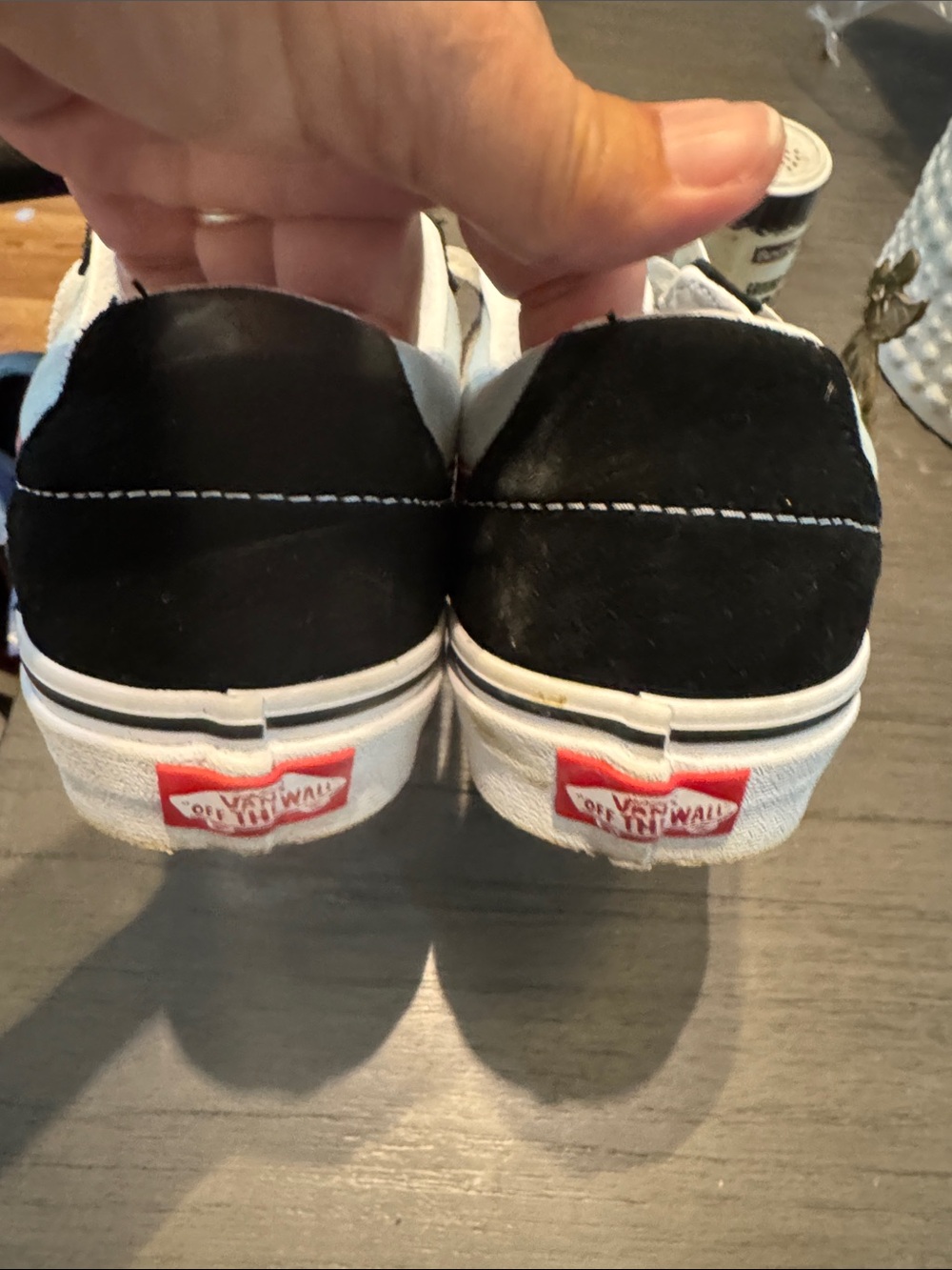 Vans Black & Red Low-Top Lace-Up Skate Sneakers - Picture 6 of 7